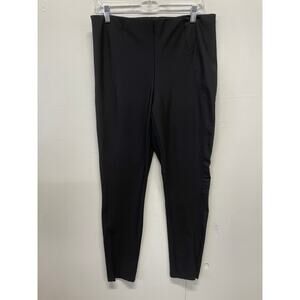 Christian Siriano Women's Black Pants Size 10 Has Zippers at the Ankles